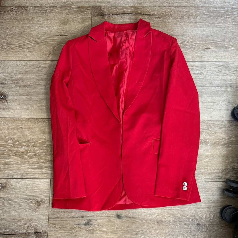 Stylish Red Blazer